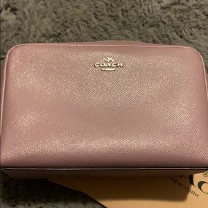 Coach large wristlet or make up bag